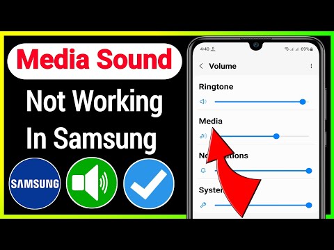 How to Fix Media Sound not working in Samsung | Media sound not working on Samsung phone