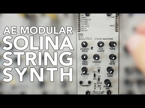AE Modular - Solina String Machine Sound Demo (Superbooth 2019) #TTNM