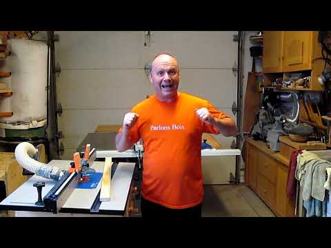 Comment utiliser des butées pour la table à toupie. Parlons bois Ep.293