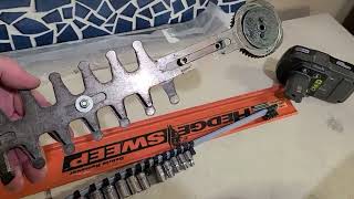 Blade replacement instructions P2606 Ryobi 22" trimmer