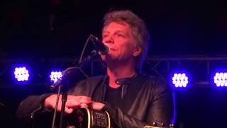 Jon Bon Jovi Blind Love Nashville 3/20/16