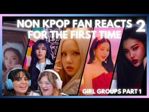 Non K-Pop Fan Reacts for the first time | Girl Groups | RED VELVET, MAMAMOO, GFRIEND IZ*ONE EVERGLOW