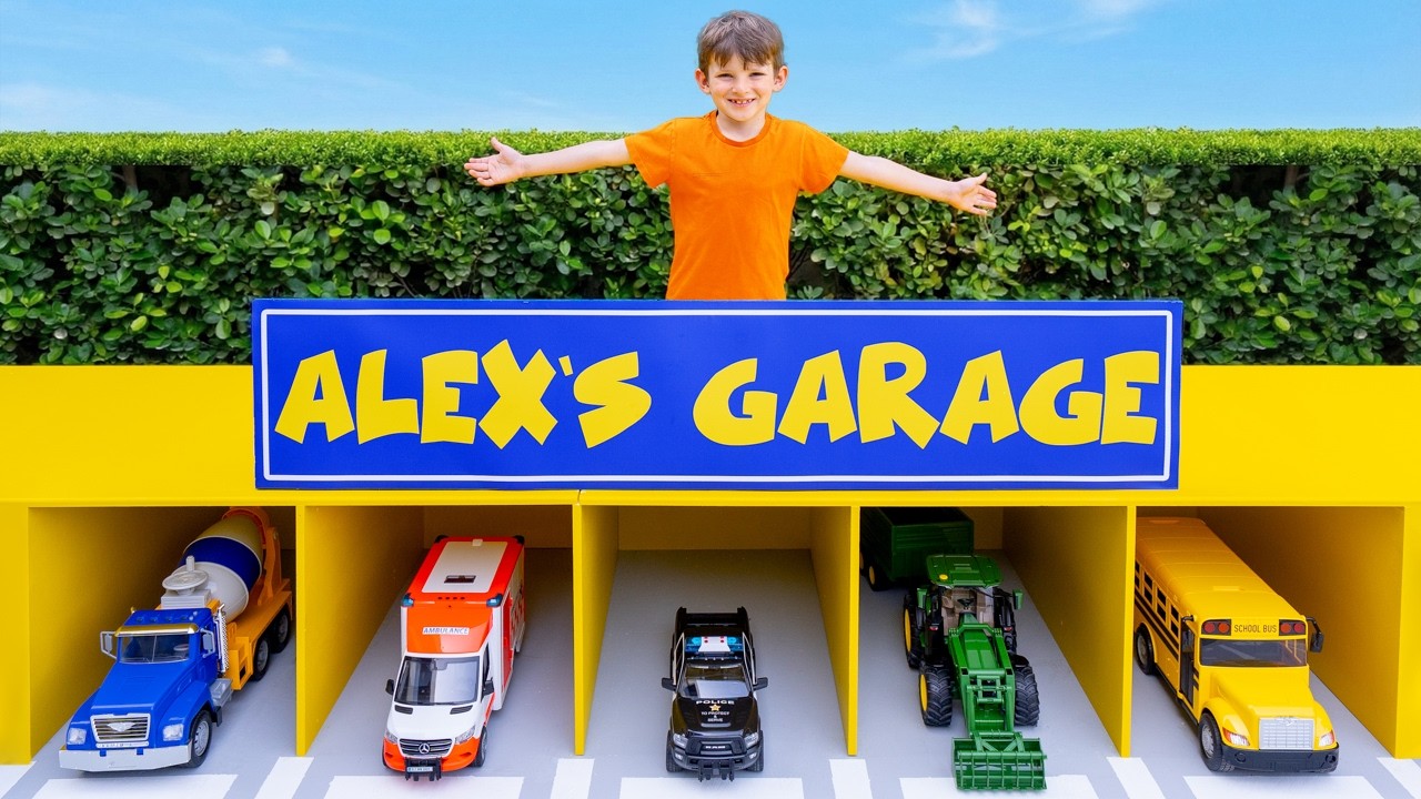 Guess the Transport Sound! Big Car Adventure with Alex & Dasha