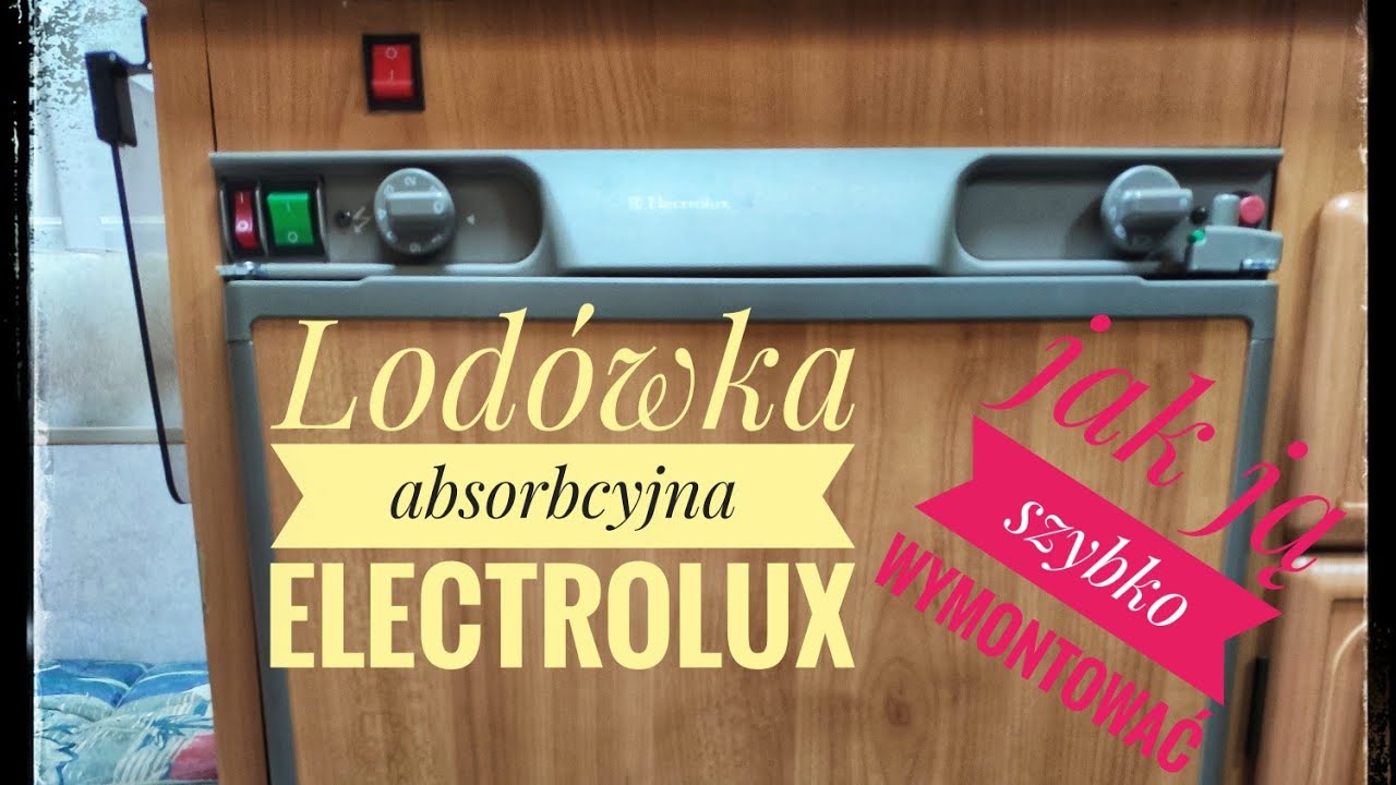 Watch Lodówka absorbcyjna Electrolux w przyczepie kempingowej - jak ją szybko wymontować! now Lodówka absorbcyjna Electrolux w przyczepie kempingowej - jak ją szybko wymontować!