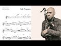 Joshua Redman's BURNING tenor sax solo TRANSCRIPTION on 'Salt Peanuts' (Bb)