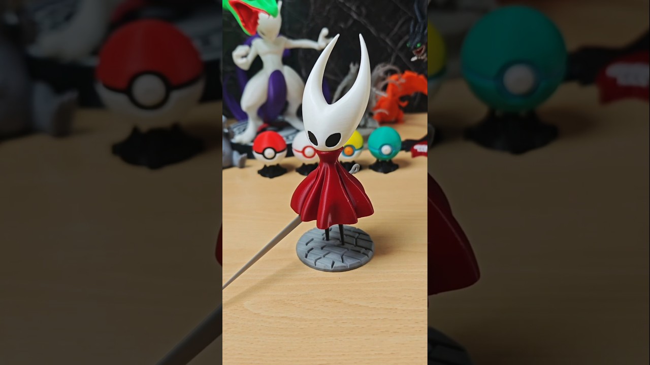 I 3D Printed Hornet for Hollow Knight Silksong release #shorts #howto