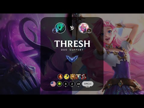 Thresh Support vs Seraphine - NA Diamond Patch 14.1