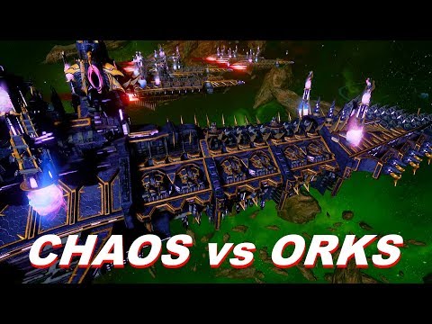 Chaos vs Orks! Tzeentch Fleet, Rank 143, Heroic Difficulty, 1500 - Battlefleet Gothic Armada