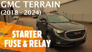 GMC Terrain - STARTER FUSE & RELAY LOCATION (2018 - 2024)