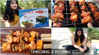 Wellberg 2 in 1 Barbeque Unboxing And Review | Simple And Fun Recipes Vlog | Review And Unboxing