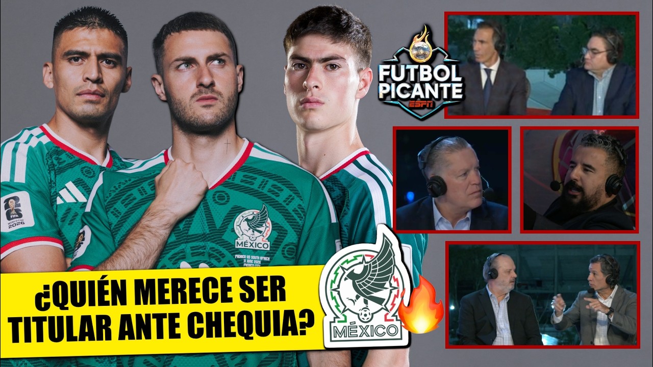 ¿SANTI, MEMOTE o LA HORMIGA? El 9 de MÉXICO ante CHEQUIA si no juega RAÚL JIMÉNEZ | Futbol Picante