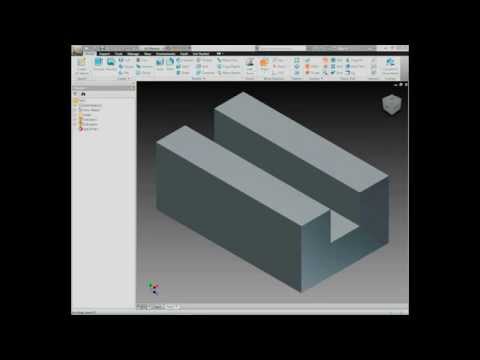 Autodesk Inventor 2012 Tutorial Part 1: Simple Parts