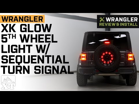 Jeep Wrangler XK Glow 5th Wheel Light with Sequential Turn Signal/Brake/Reverse Review & Install