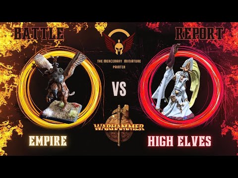 024 The Fury of Count Johan. 2000pts High Elves vs Empire Warhammer Fantasy Battle Report.