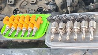P117B,P0174 Lean (Bank 2) Resolved on Toyota Lexus 2GR-FKS Fuel Injector Fix"