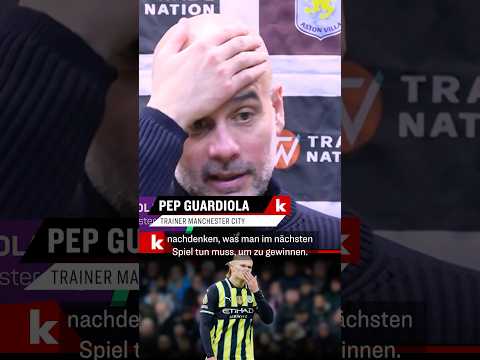 Guardiola nach erneuter Niederlage ratlos: "Wir haben keine Ausrede" #shorts