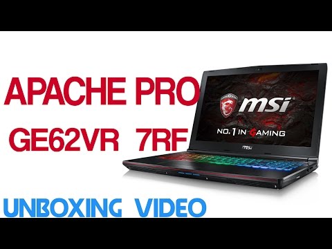 Unboxing MSI GE62VR 7RF Apache Pro gaming laptop /Materiel Maroc (PC)
