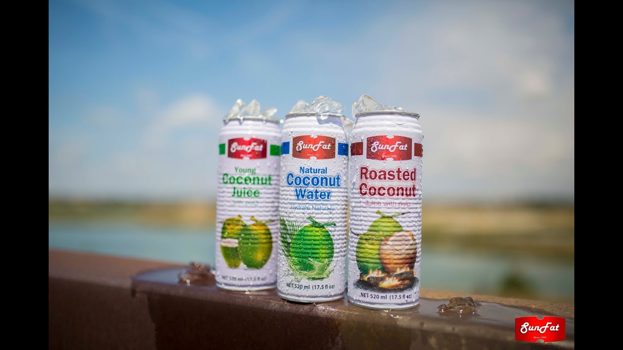 Sunfat Premium all Natural Coconut Water - Quality you can taste