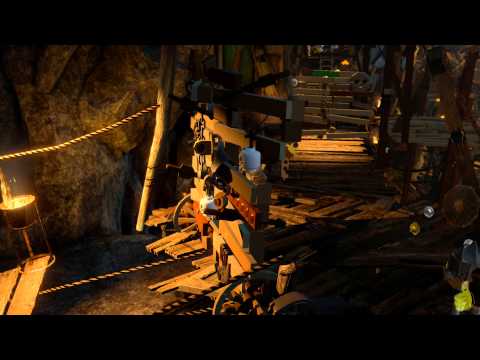 Lego The Hobbit: Level 7 Goblin Town - FREE PLAY (All Minikits, Treasures & Design) - HTG