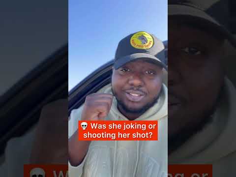 😂😂 Ladies was she joking or being serious?!