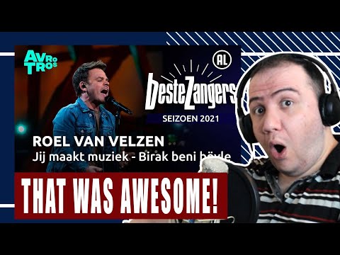Reaction to Roel van Velzen - Jij maakt muziek  Beste Zangers 2021 - TEACHER PAUL REACTS