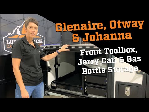 Glenaire, Johanna & Otway Ultra Light front toolbox storage