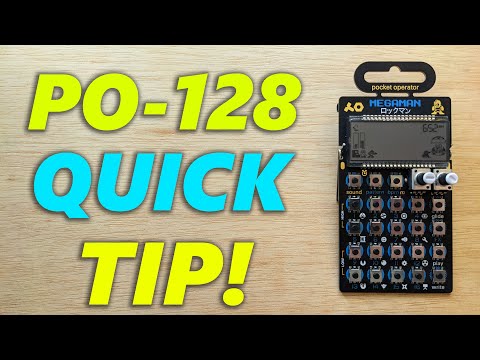 PO-128 Quick Tip: Octave Switching!