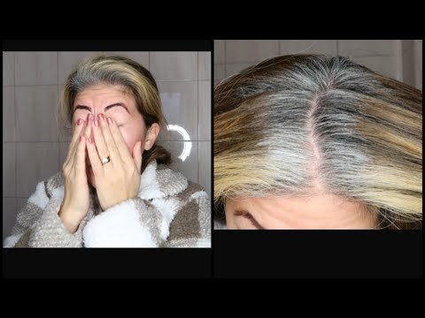 Cette expérience capillaire m'a rendu dépressif🤯 fini les cheveux blancs😵👵 c'est pas fait pour moi