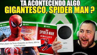 BOMBA ! SPIDER MAN no XBOX !? MICROSOFT ATROPELOU e forçou a PLAYSTATION a VIRAR MULTIPLATAFORMA