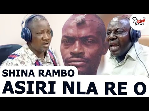 ASIRI NLA LENU OGBOJU OOLE IGBAKAN RI SHINA RAMBO TI WON RO WIPE OLOPA TI PA NILE YORUBA