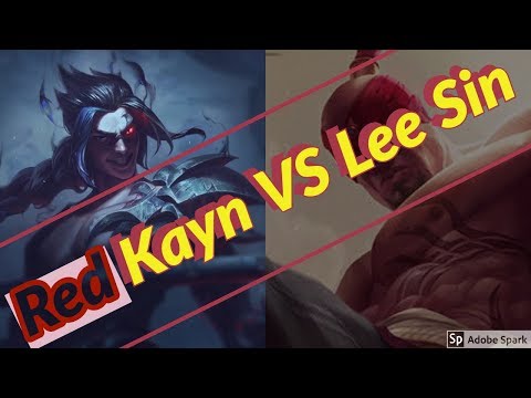 Red Kayn VS Lee Sin Jungle full Game Play