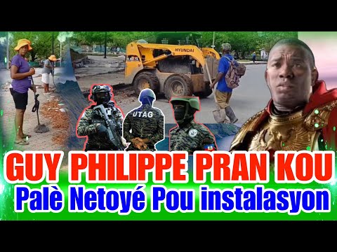 18 Avril  DEBLOZAY GUY PHILIPPE  PRAN  KOU /PALE NASYONAL AK CHANNMAS AP NETOYE POU INSTALE 7 TET LA