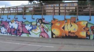 preview picture of video 'Najdłuższe graffiti w Chełmie'