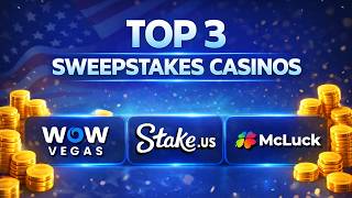 Top 3 Sweepstakes Casinos for US Players
