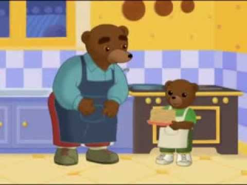 petit ours brun en francais dessin animé - Petit Ours Brun fait des crêpes