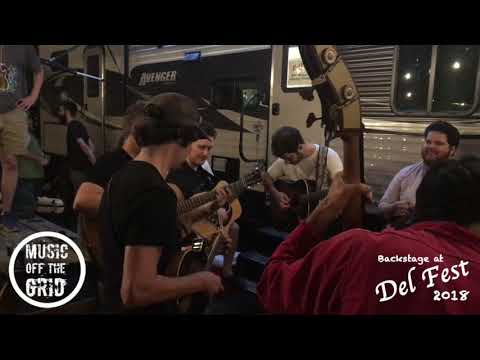 Backstage jam at Del Fest 2018 Music Off The Grid