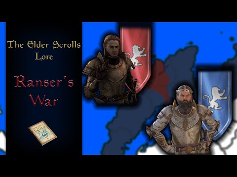 Ranser's War Explained with Map - The Elder Scrolls Lore