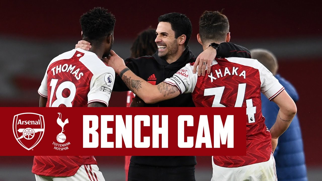 BENCH CAM - Pure derby delight at Emirates Stadium!