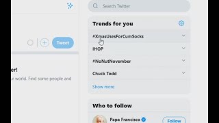 Twitter Trending Page Today...