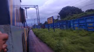 preview picture of video 'PART2 OVERTAKE OF REVERSAL GOODS TRAIN AT BIJURI'