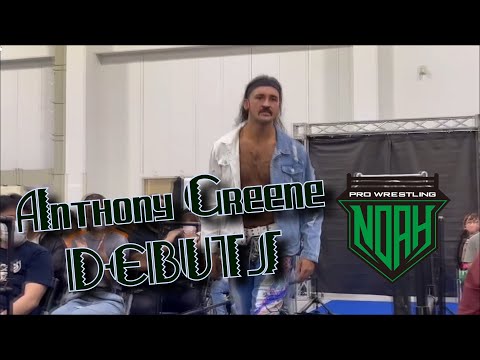 Anthony Greene debuts for PRO-WRESTLING NOAH