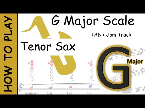How to play G major on Tenor Saxophone