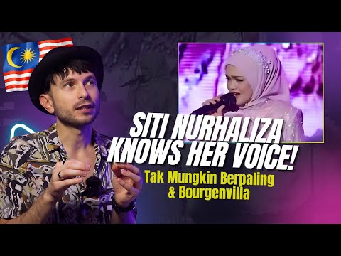 Vocal Coach Yazik Reacts to Siti Nurhaliza | Tak Mungkin Berpaling & Bourgenvilla