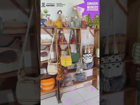 Maestra artesana del fique El Tambo Nariño, mundos cultudiversos Gobernación de Nariño 2025.