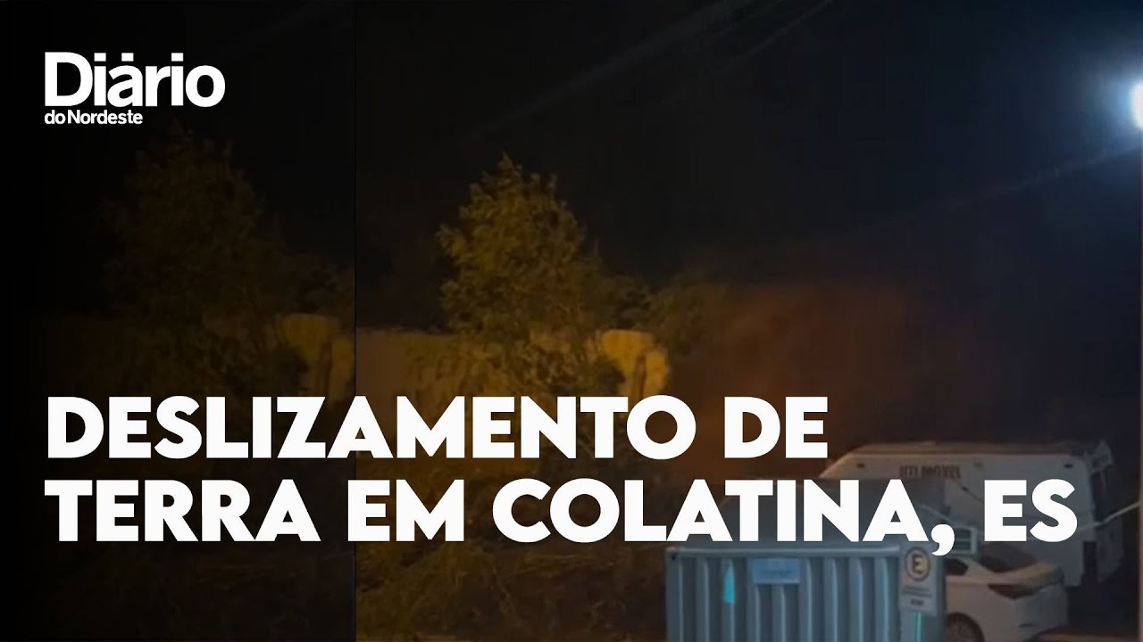 Imagem da notícia Vídeo mostra deslizamento de terra que causou morte em área de hospital no Espírito Santo