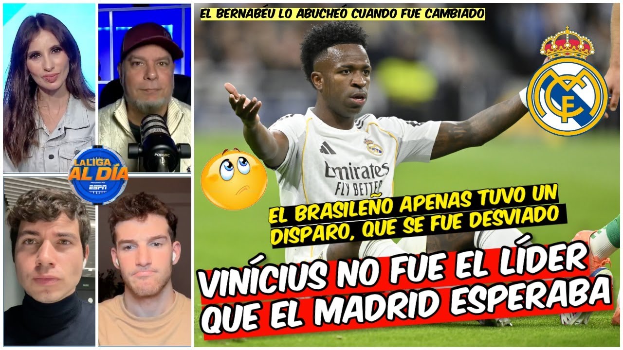 El Bernabéu YA NO QUIERE a VINICIUS. Si NO ANOTA, su RENOVACIÓN estaría en PELIGRO | La Liga Al Día