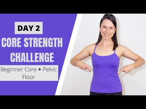 DAY 2: 14 Day Core Strength Challenge | Beginner Basics Routine For Core| Build Up Your Core Safely!