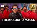 Therikkudhu Masss 8K 60 FPS Video Song Masss Suriya Nayanthara Yuvanshankar Raja