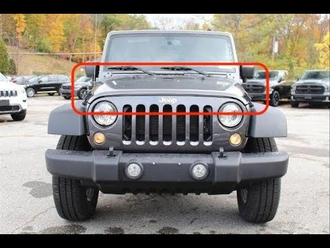 How to Remove & install Jeep Wrangler JK Hood , Wrap Zone