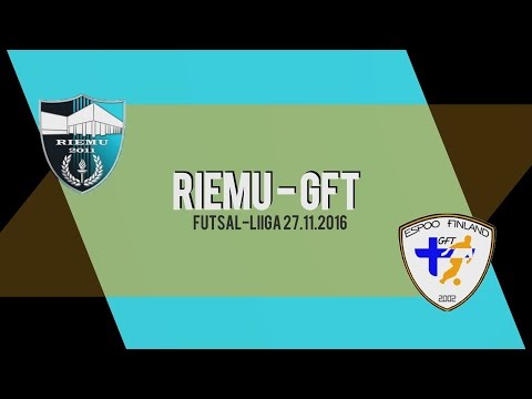 27.11.2016 Riemu - GFT klo 13.00 Futsal-Liiga